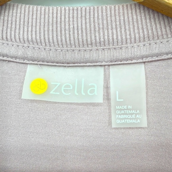 Zella Twist Front Athletic Tank Top Pink Large - Picture 2 of 12